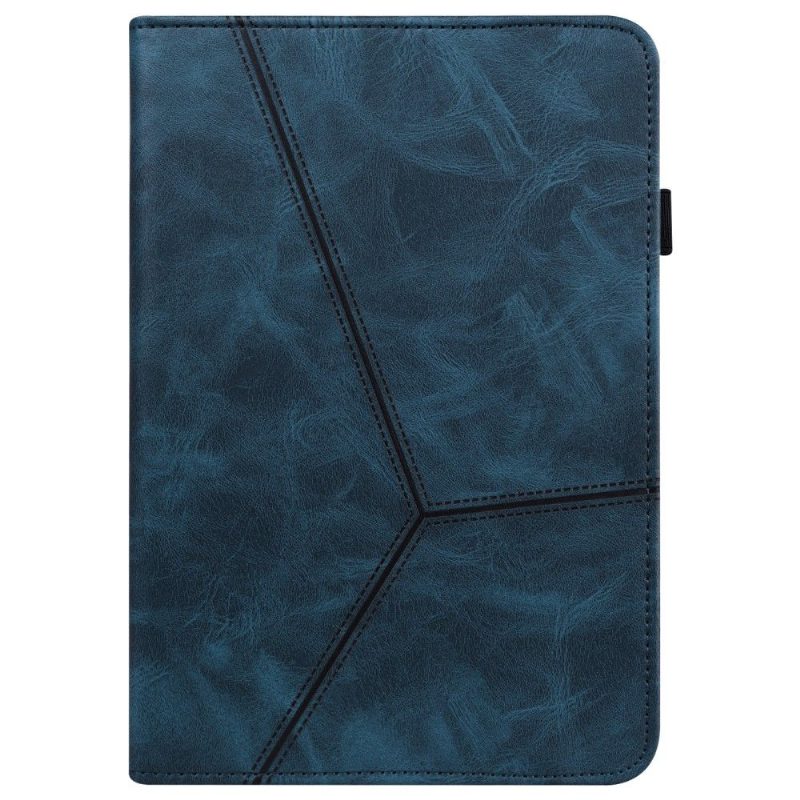 Kansi iPad Mini 6 (2021) Leather Effect Lines