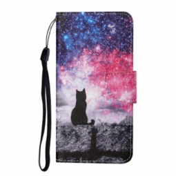 Kotelot Samsung Galaxy A54 5G Suojaketju Kuori Starry Thong Cat