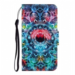 Kotelot Samsung Galaxy A54 5G Suojaketju Kuori Strappy Mandala