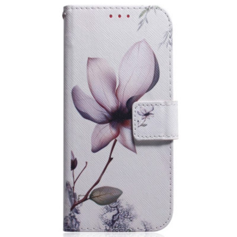 Kotelot Samsung Galaxy A54 5G Suojaketju Kuori Vintage Strappy Flower