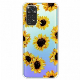 Case Xiaomi Redmi Note 11 / 11S Auringonkukat