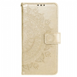 Flip Case Xiaomi Redmi Note 11 / 11S Auringon Mandala