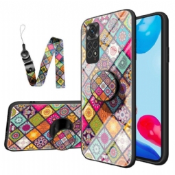 Kuori Xiaomi Redmi Note 11 / 11S Patchwork Magneettipidike