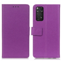 Nahkakotelo Xiaomi Redmi Note 11 / 11S Premium Lychee Faux Leather