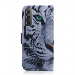 Kuoret Samsung Galaxy S22 Plus 5G Tiger Pattern -tukitoiminto