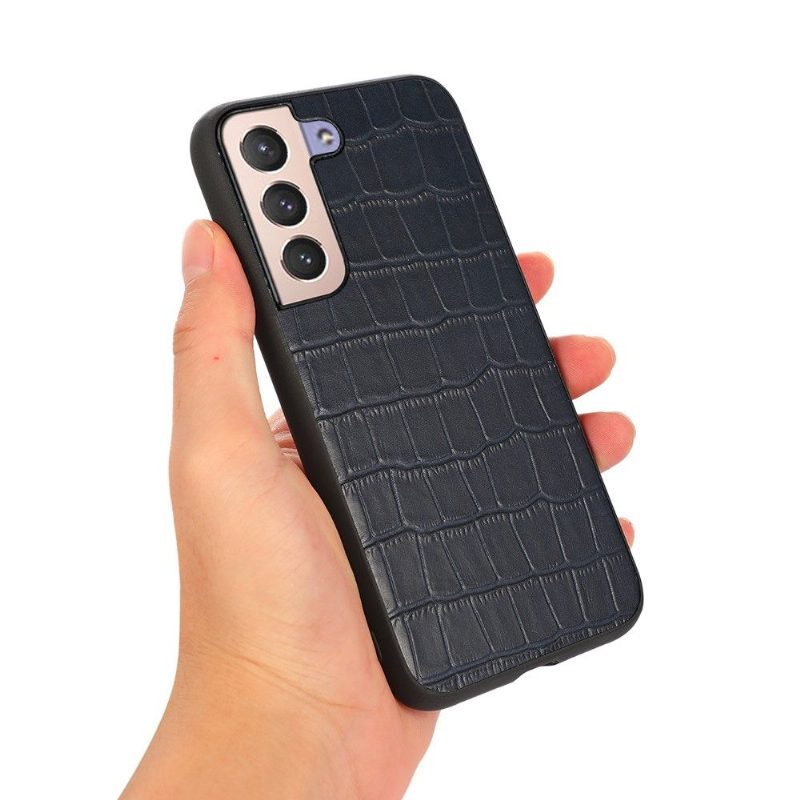 Kuori Samsung Galaxy S22 Plus 5G Alkuperäinen Chic Croco Skin Look