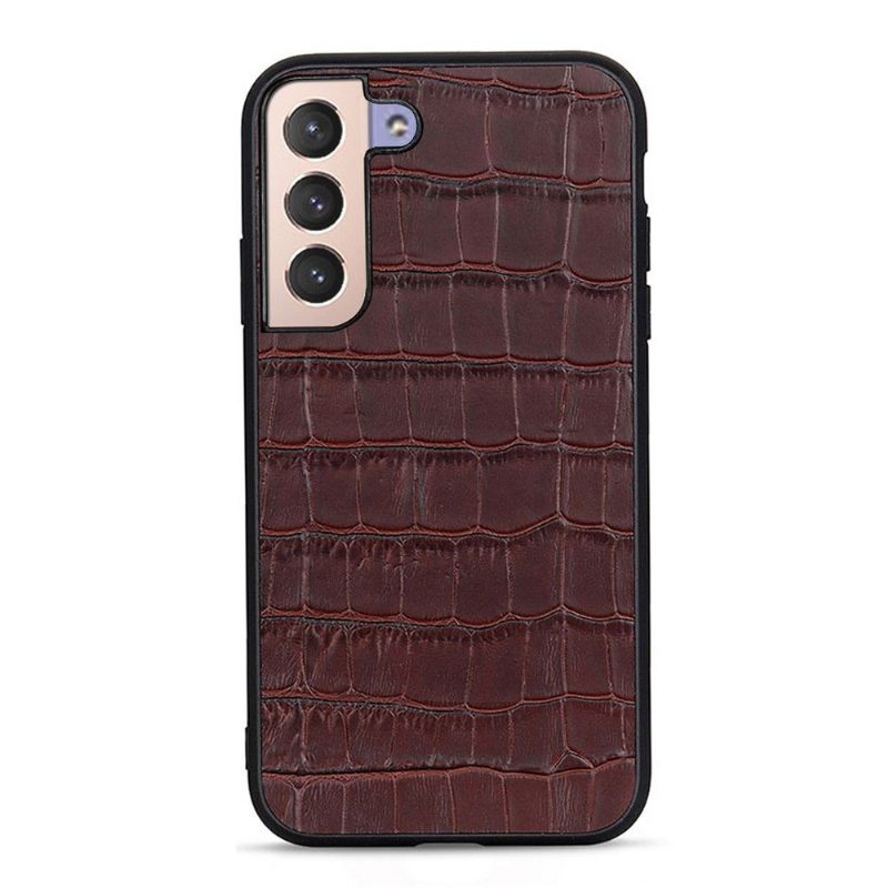 Kuori Samsung Galaxy S22 Plus 5G Alkuperäinen Chic Croco Skin Look