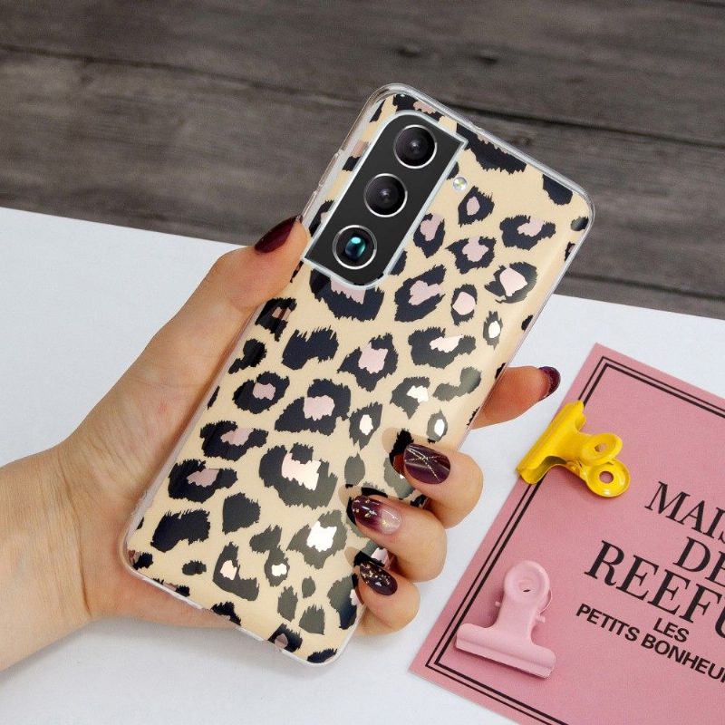 Kuori Samsung Galaxy S22 Plus 5G Alkuperäinen Silicone Leopard