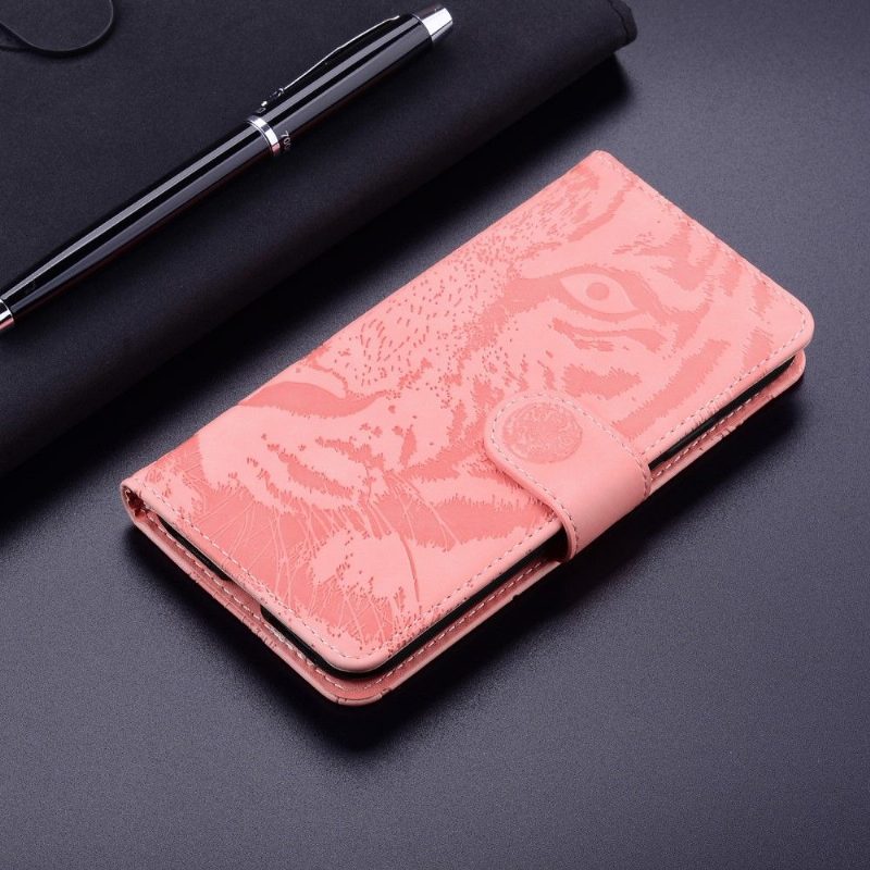 Flip Case Huawei P50 Pro Hemming Kohokuvioitu Tiikeri