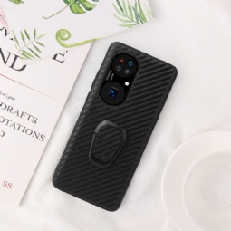 Kuori Huawei P50 Pro Carbon Fiber -tukitoiminto