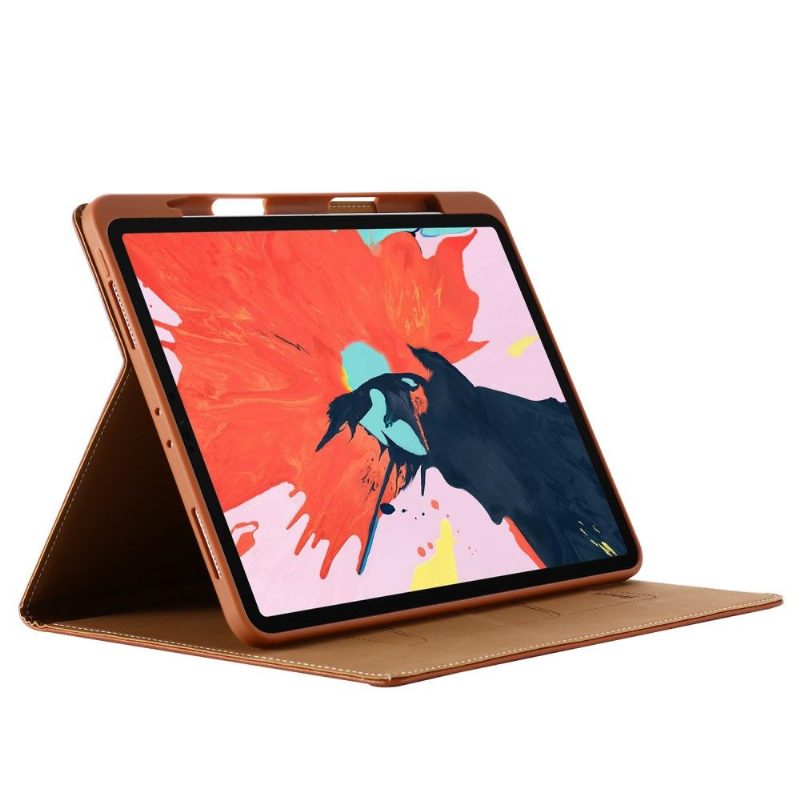 Kansi iPad Pro 11 2020 Litchi Texture Faux Leather