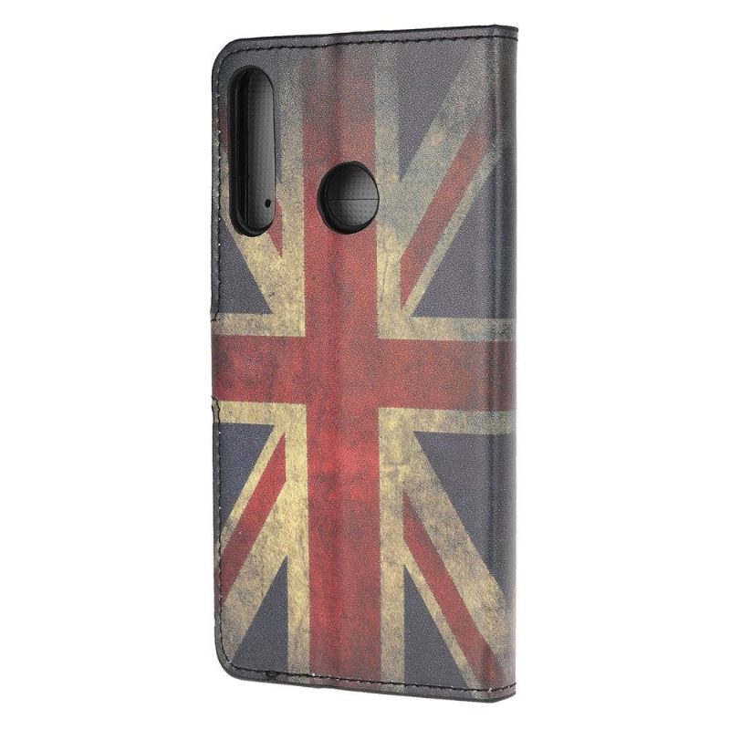 Kotelot Huawei P40 Lite E Vintage Britannian Lippu