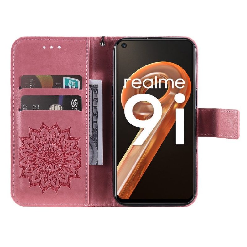 Kotelot Realme 9i Suojaketju Kuori Auringonkukka