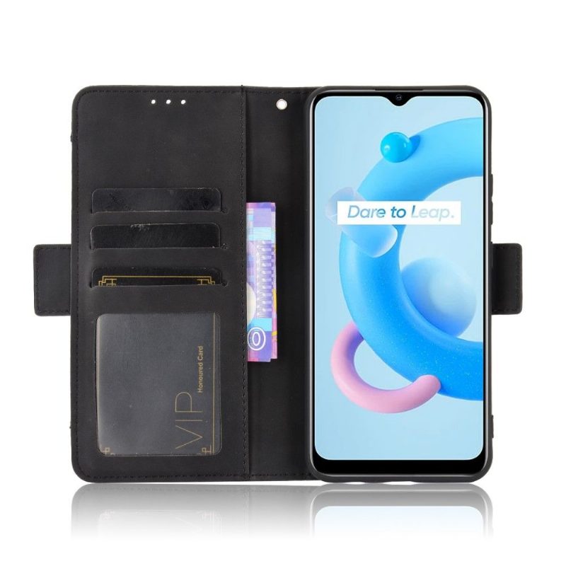 Flip Case Realme C11 2021 Hemming Premium Korttikotelolla