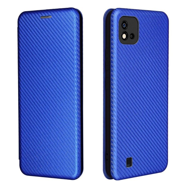 Kotelot Realme C11 2021 Suojakuori Carbon Fiber Leatherette