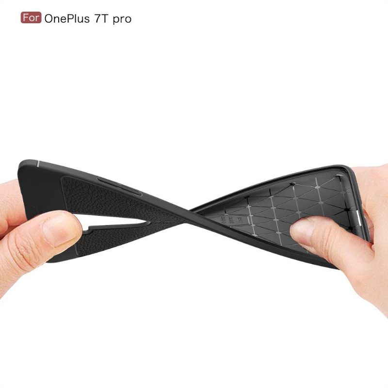 Case OnePlus 7T Pro Murtumaton Puhelinkuoret Rakeinen Geeliviimeistely