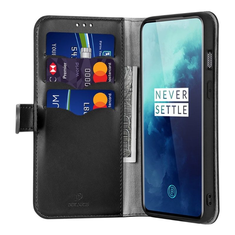 Kotelot OnePlus 7T Pro Alkuperäinen Kado Black Keinonahka -sarja