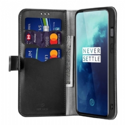 Kotelot OnePlus 7T Pro Alkuperäinen Kado Black Keinonahka -sarja