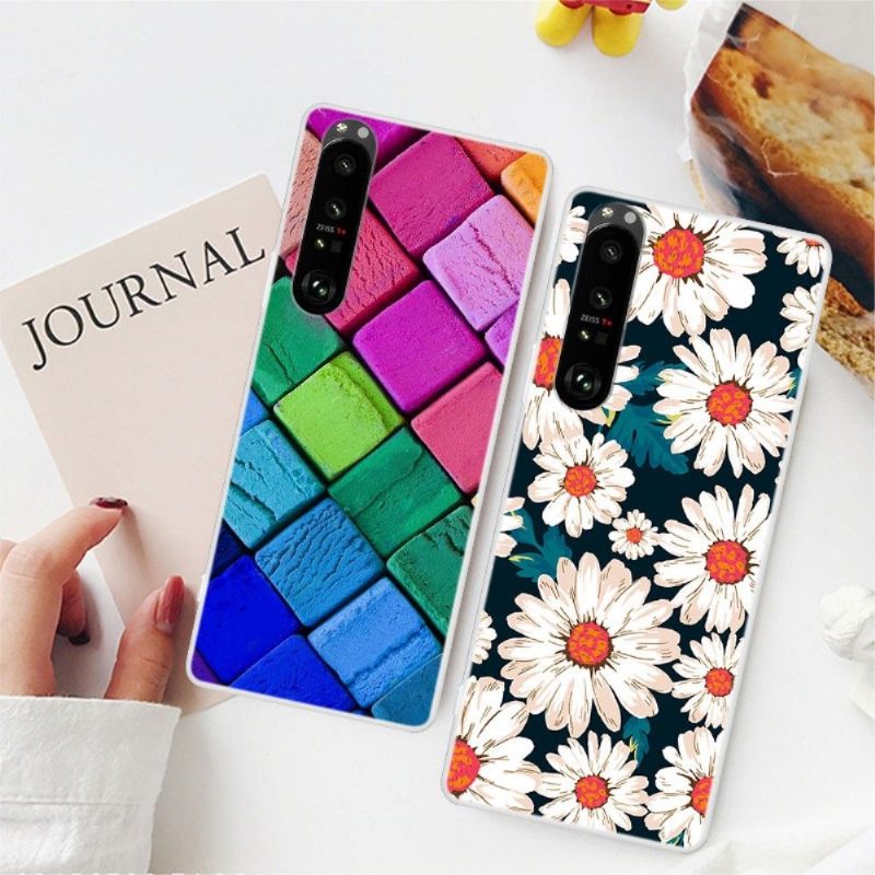 Case Sony Xperia 1 III Daisies