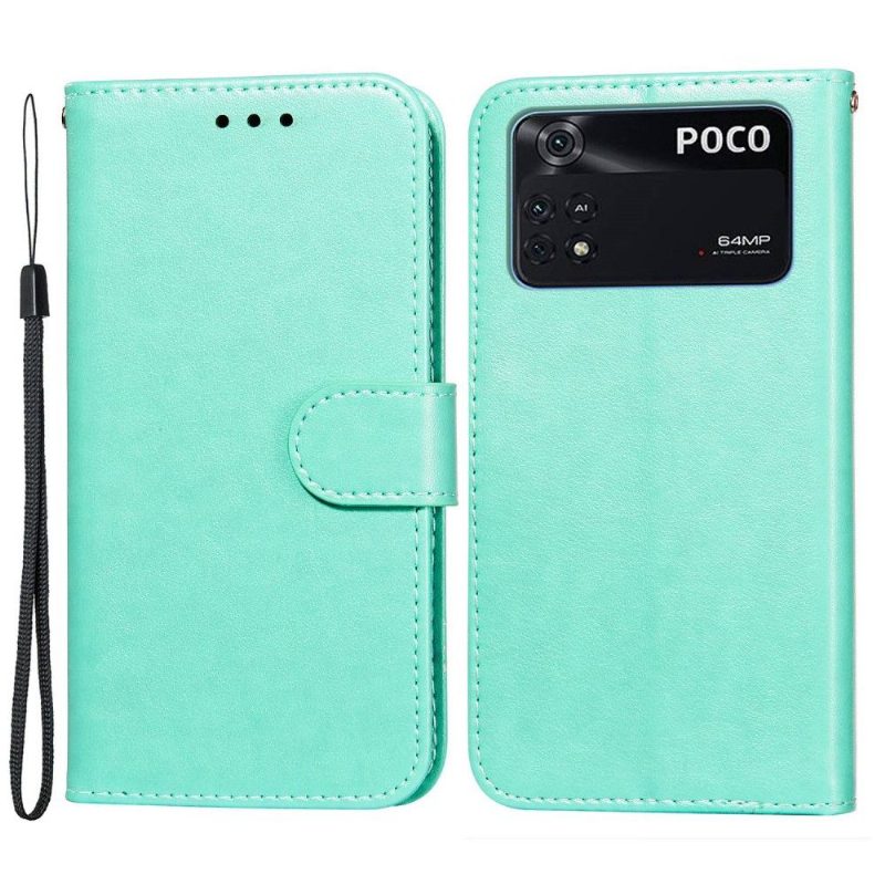 Flip Case Poco X4 Pro 5G Hemming Kotelot Flip Flap-korttipidike