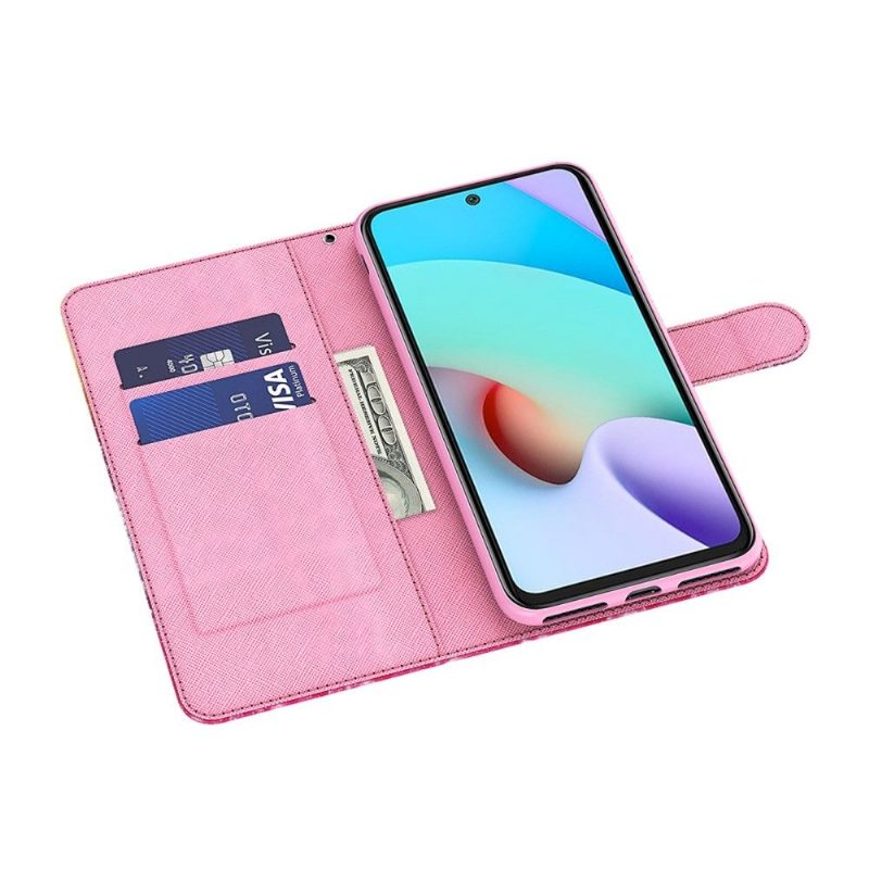 Flip Case Poco X4 Pro 5G Hemming Kukkapuu