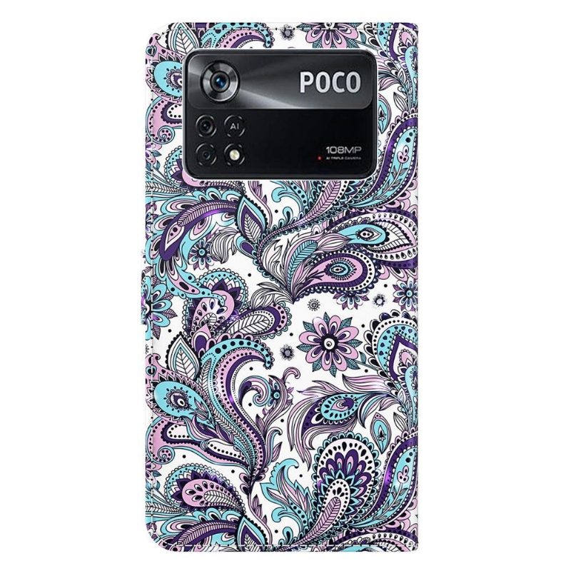 Kotelot Poco X4 Pro 5G Alkuperäinen Paisley Flower