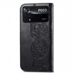 Kotelot Poco X4 Pro 5G Butterfly Relief