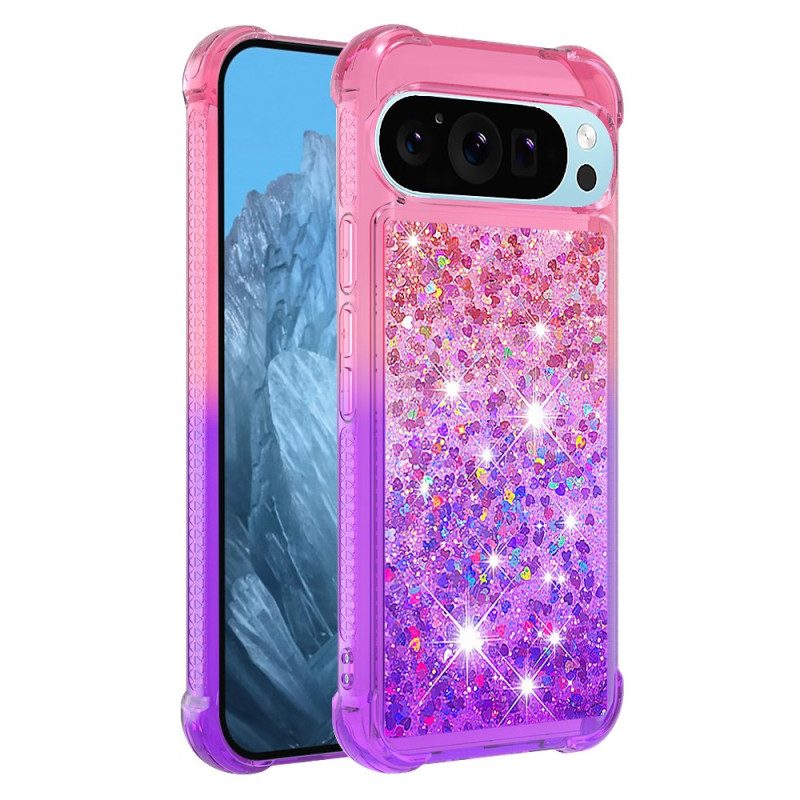 Case Google Pixel 9 Puhelinkuoret Glitter Gradient