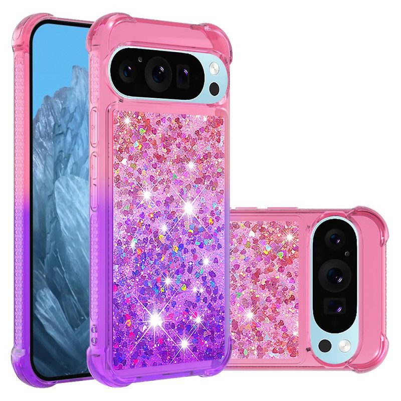 Case Google Pixel 9 Puhelinkuoret Glitter Gradient