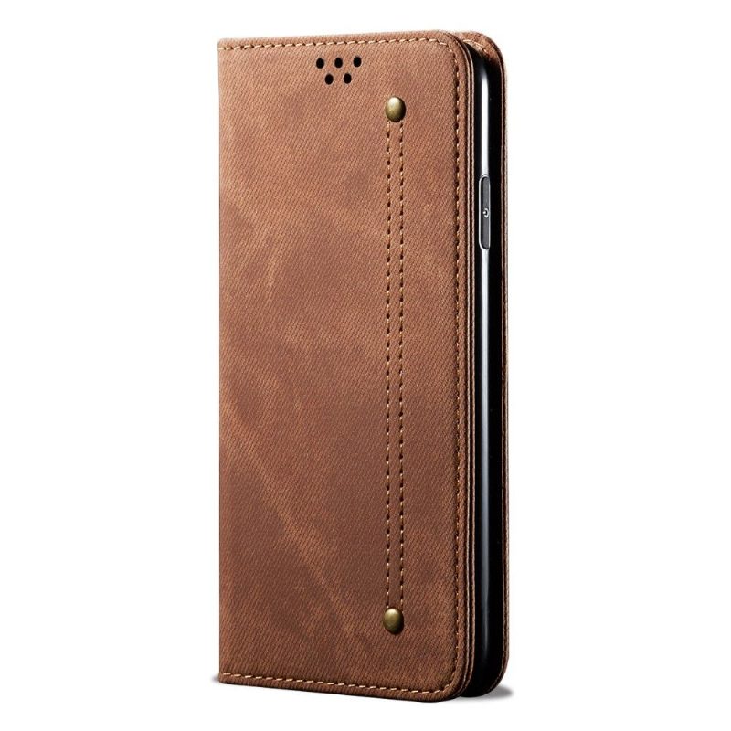 Kotelot Xiaomi Mi Note 10 / 10 Pro Faux Leather Jeans Style