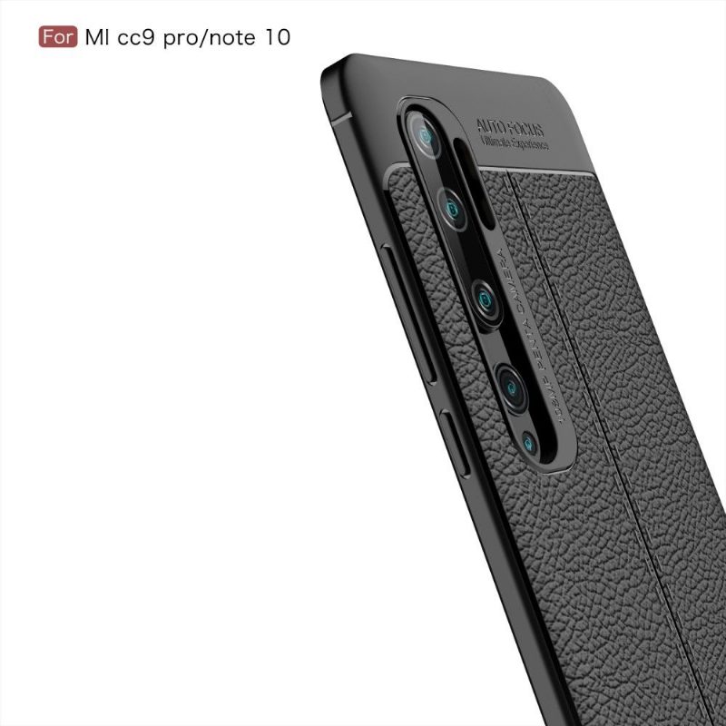 Kuori Xiaomi Mi Note 10 / 10 Pro Hemming Geel-nahkatyyli