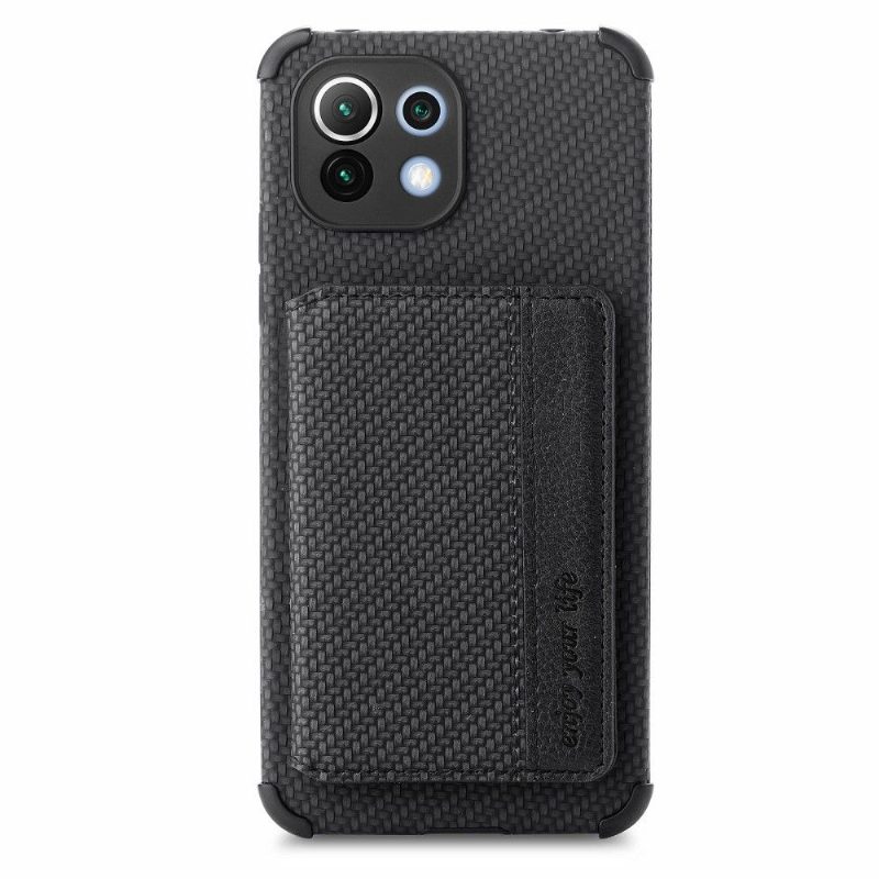 Case Xiaomi Mi 11 Carbon Fiber -korttipidike