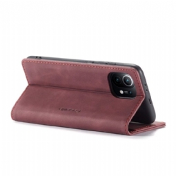 Flip Case Xiaomi Mi 11 Hemming Golias Retro Keinonahka