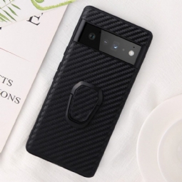 Kuori Google Pixel 6 Alkuperäinen Carbon Fiber -tukitoiminto