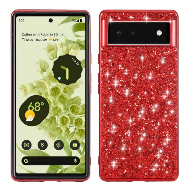 Kuori Google Pixel 6 Hemming Glitter Glamour