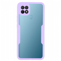 Case Oppo A15 Viistetty Reuna Hybridi