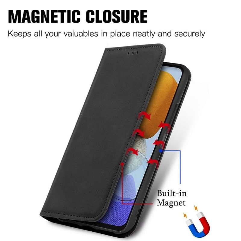 Flip Case Samsung Galaxy M23 5G Hemming Business Retro