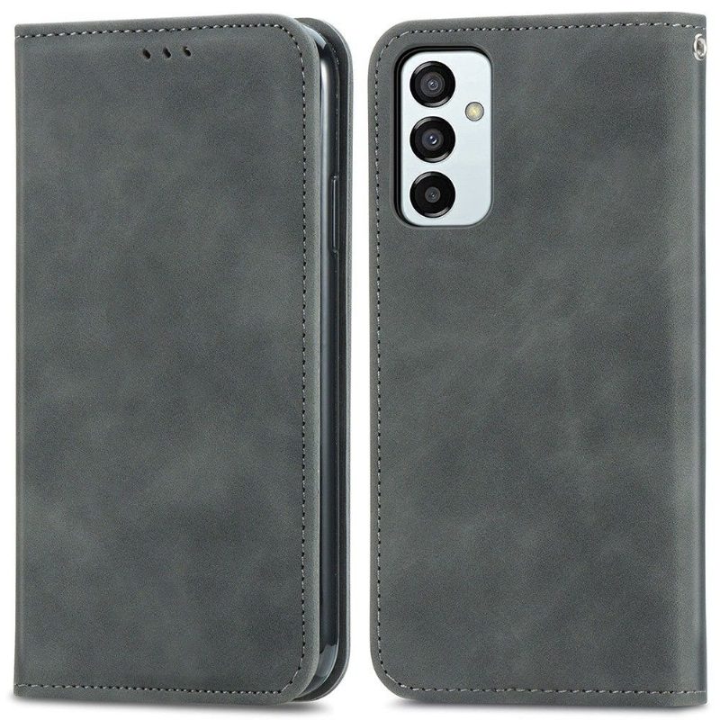 Flip Case Samsung Galaxy M23 5G Hemming Business Retro