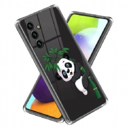 Kuori Samsung Galaxy A15 Panda- Ja Bambukuviokotelo