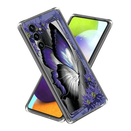 Kuori Samsung Galaxy A15 Violetti Perhonen