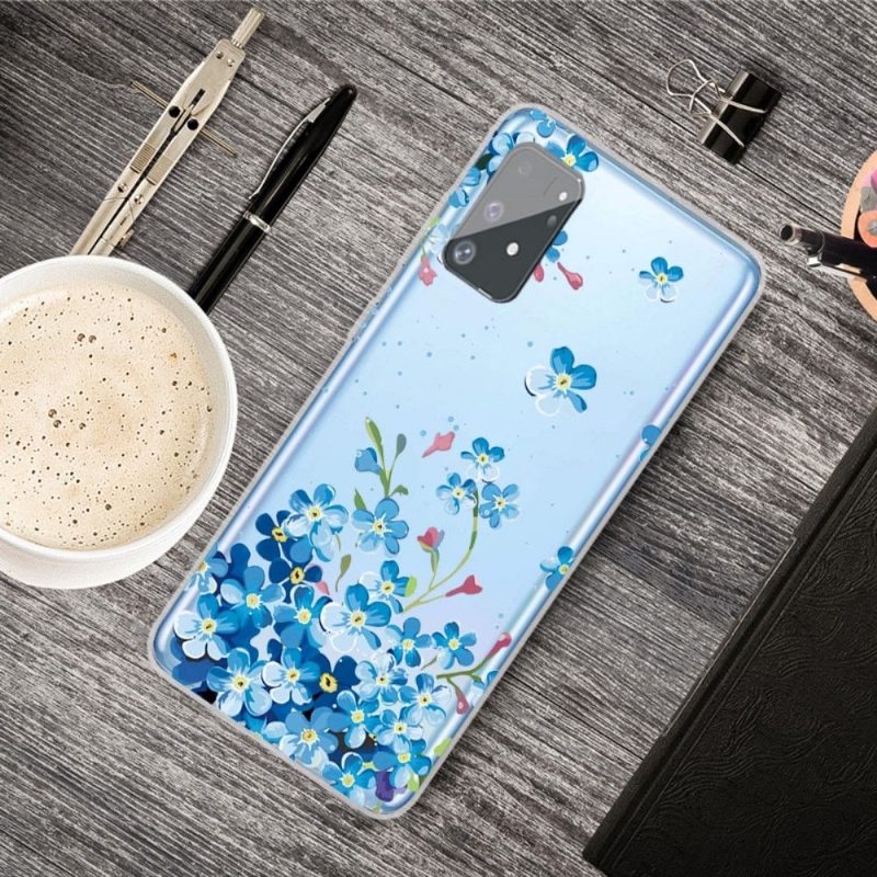 Case Samsung Galaxy S10 Lite Siniset Kukat