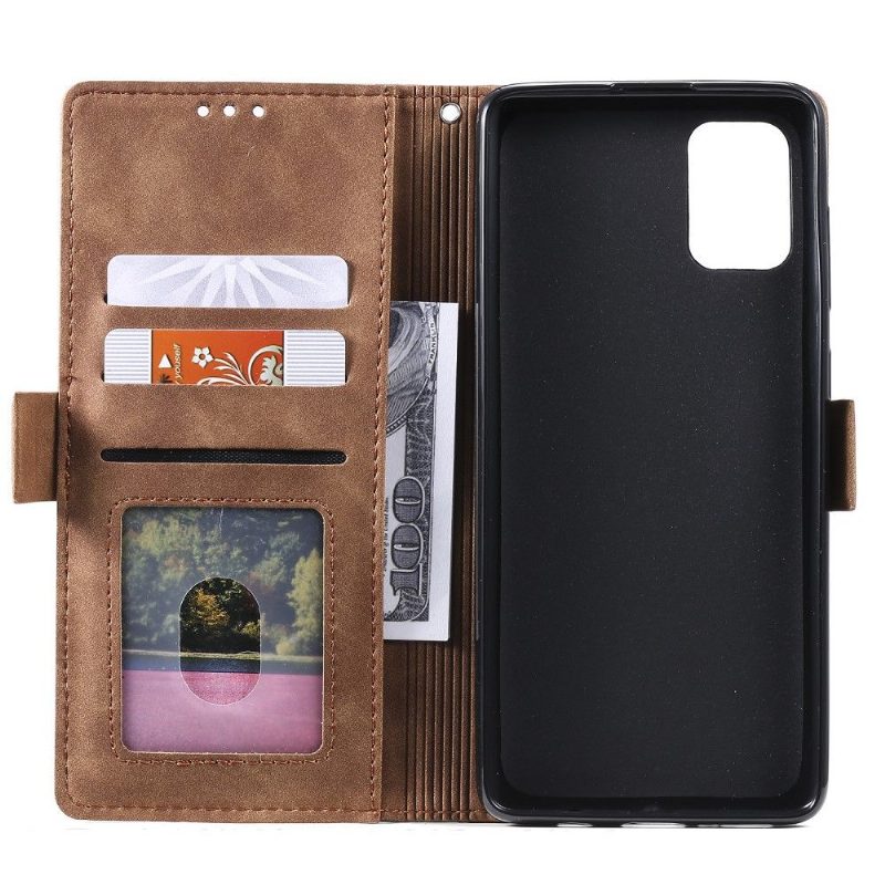 Flip Case Samsung Galaxy S10 Lite Hemming Lompakkokuori Vintage Pocket