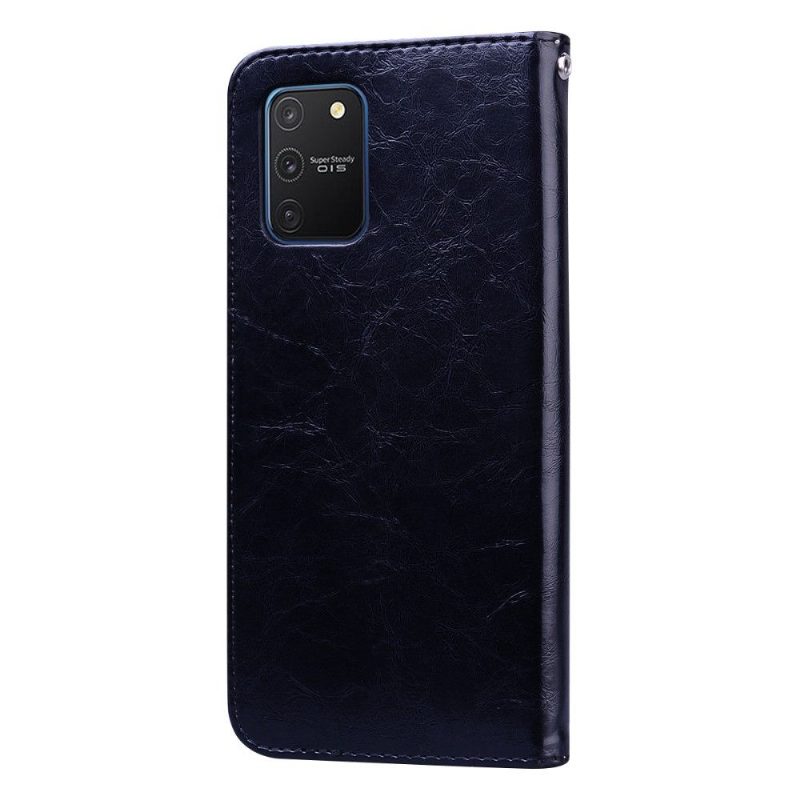 Kotelot Samsung Galaxy S10 Lite Alkuperäinen Deluxe Vintage Leather Effect