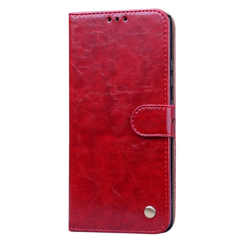 Kotelot Samsung Galaxy S10 Lite Alkuperäinen Deluxe Vintage Leather Effect