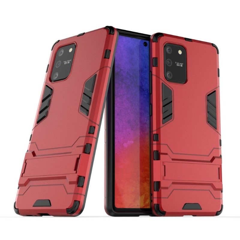 Kuori Samsung Galaxy S10 Lite Cool Guard Integroidulla Jalustalla