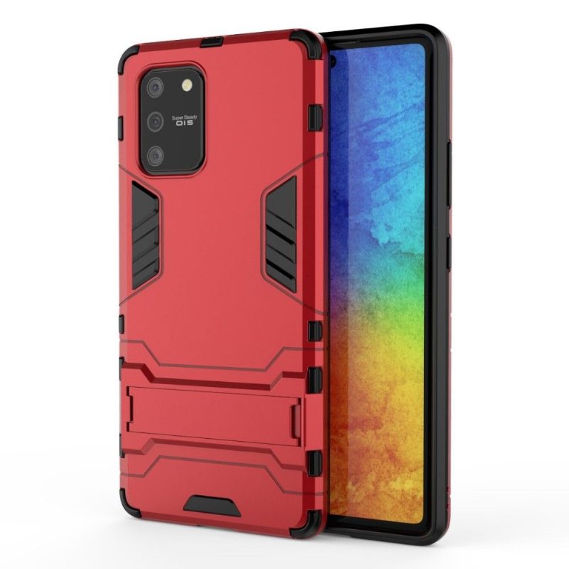 Kuori Samsung Galaxy S10 Lite Cool Guard Integroidulla Jalustalla