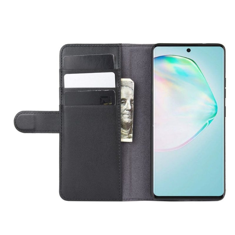 Nahkakotelo Samsung Galaxy S10 Lite Murtumaton Puhelinkuoret Premium Nahka