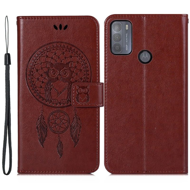 Kotelot Motorola Moto G50 Dreamcatcher Pöllö