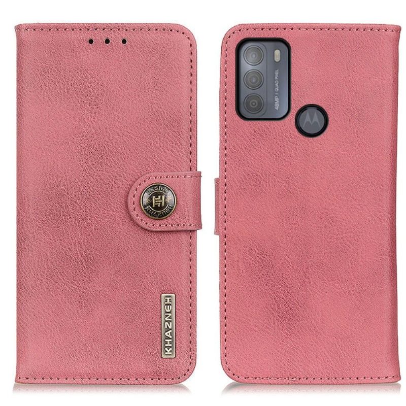 Kotelot Motorola Moto G50 Khazneh Leather Effect -korttikotelo