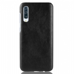 Case Samsung Galaxy A70 Premium-nahkaefekti